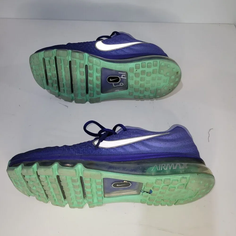 Nike Air Max 2017 Women's Running Shoes Size 9.5 Concord Violet 849560-402